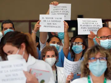 Protesta de sanitarios Protesta de sanitarios