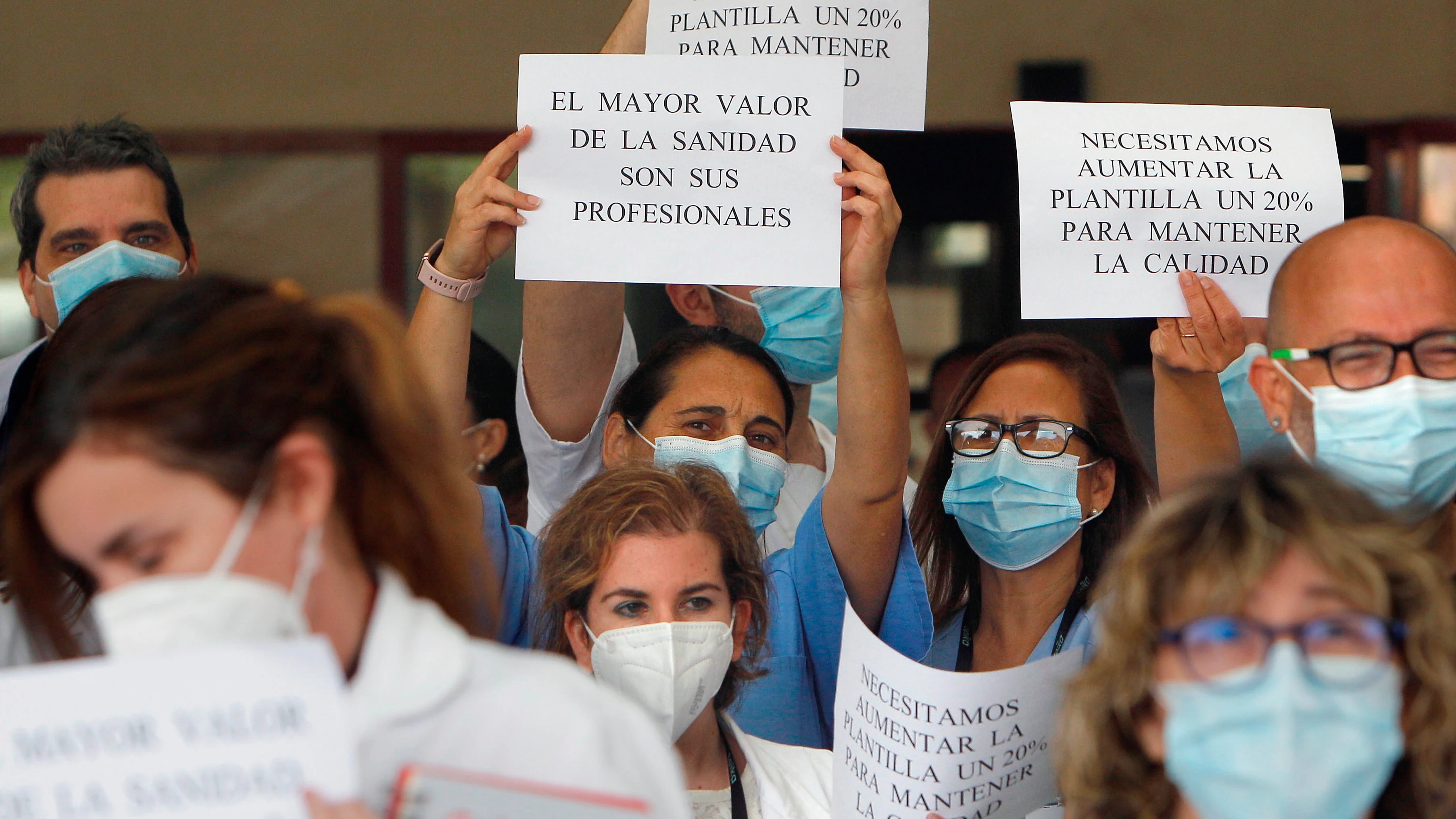 Protesta de sanitarios Protesta de sanitarios