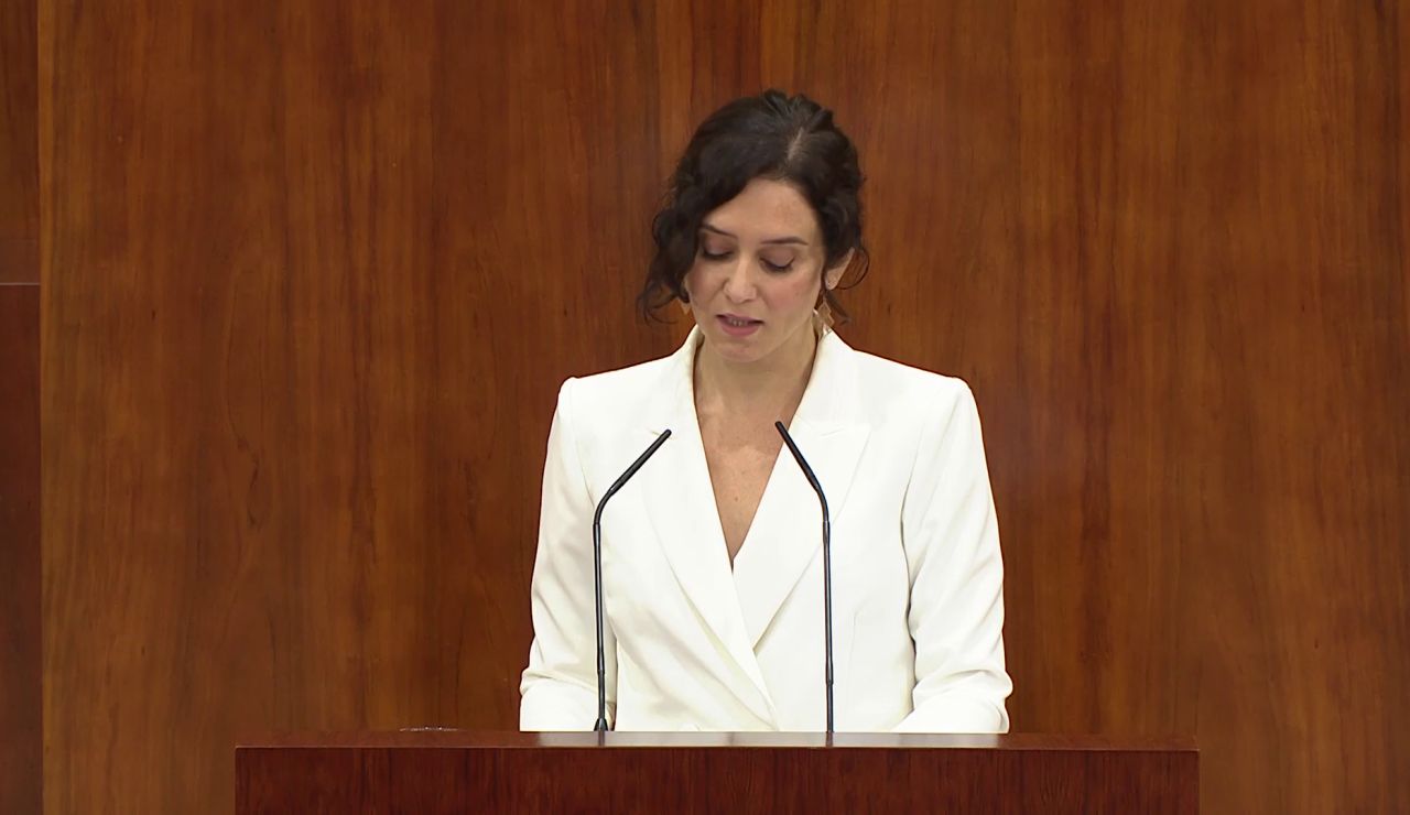 Debate de investidura: Ayuso elimina el 30% de la consejerías y no tendrá vicepresidente Debate de investidura: Ayuso elimina el 30% de la consejerías y no tendrá vicepresidente