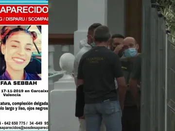 La Guardia Civil traslada al detenido por la desaparición de Wafaa Sebbah a hacer unos registros La Guardia Civil traslada al detenido por la desaparición de Wafaa Sebbah a hacer unos registros