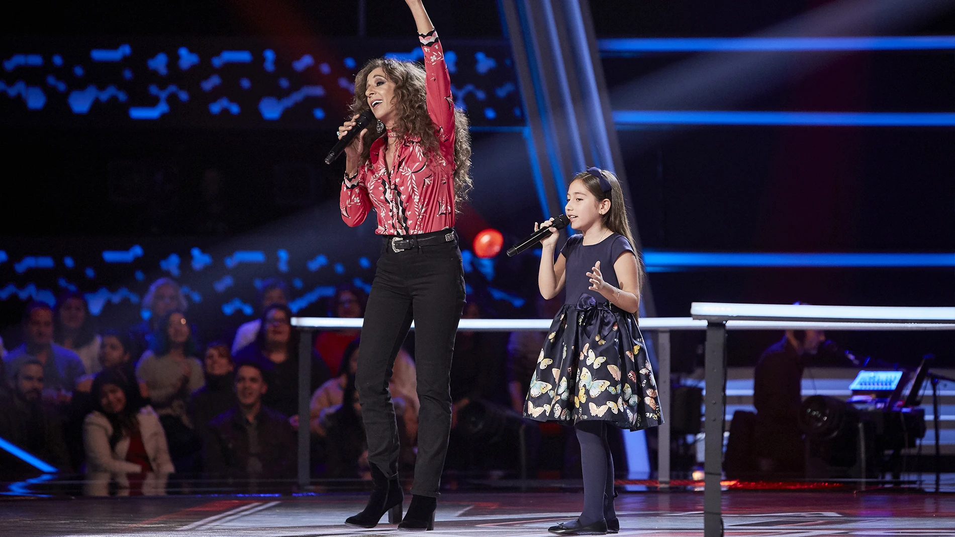 Rosario Flores canta 'No dudaría' con Alison Fernández en las Batallas de 'La Voz Kids'