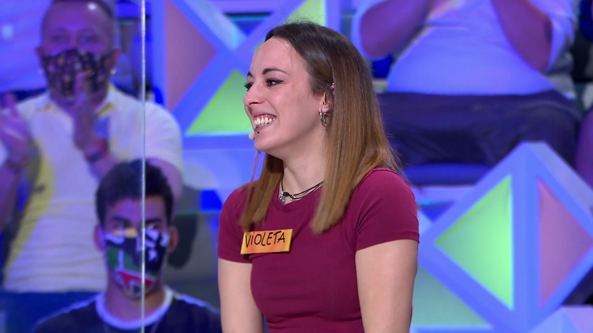 ¡Un panel para ella sola! Violeta se apodera de ‘La ruleta de la suerte’