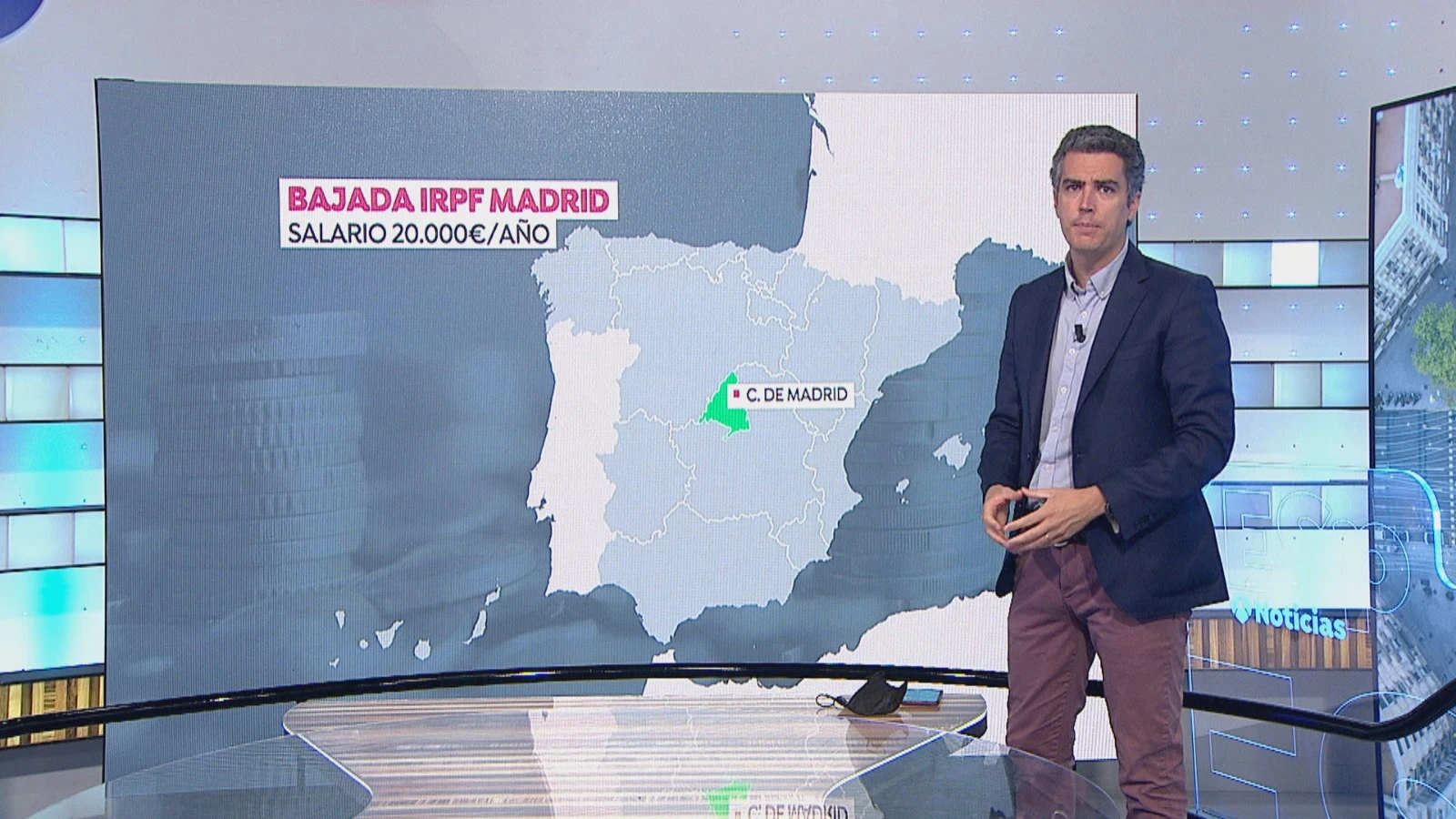 Bajada de IRPF en Madrid. Bajada de IRPF en Madrid.