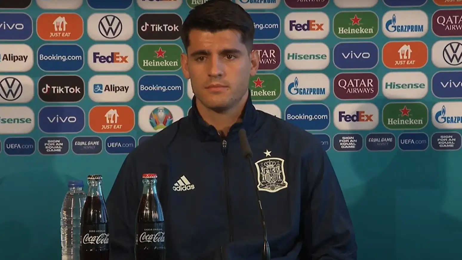 Morata: "La opinión de la gente no cambia mi vida, daré el 200% como siempre" Morata: "La opinión de la gente no cambia mi vida, daré el 200% como siempre"