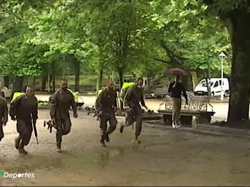 La exigente aventura de 120 kilómetros de varias patrullas militares con fin en Santiago La exigente aventura de 120 kilómetros de varias patrullas militares con fin en Santiago