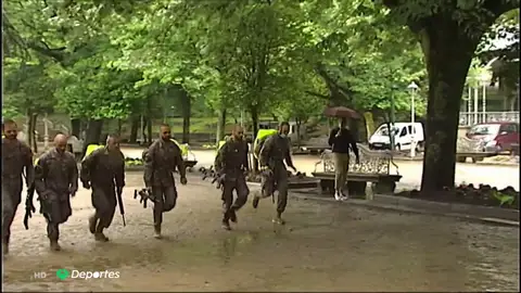 La exigente aventura de 120 kilómetros de varias patrullas militares con fin en Santiago La exigente aventura de 120 kilómetros de varias patrullas militares con fin en Santiago