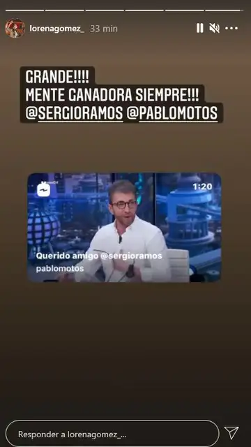 Lorena Gómez, en redes Lorena Gómez, en redes