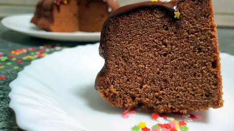 Bizcocho de chocolate al microondas Bizcocho de chocolate al microondas