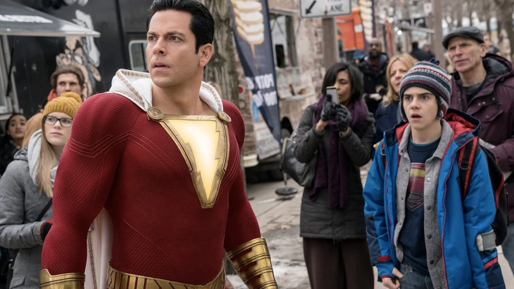 Zachary Levi y Jack Dylan Grazer en '¡Shazam!' Zachary Levi y Jack Dylan Grazer en '¡Shazam!'
