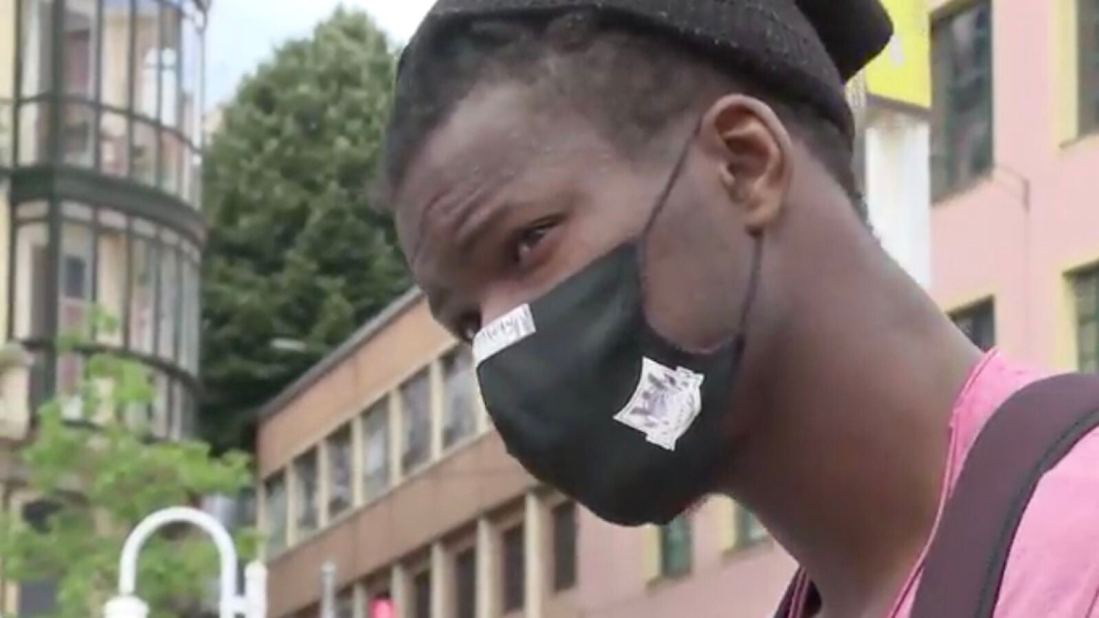 Mohamed Diouf, tras el rescate a un hombre en la ría de Bilbao: 