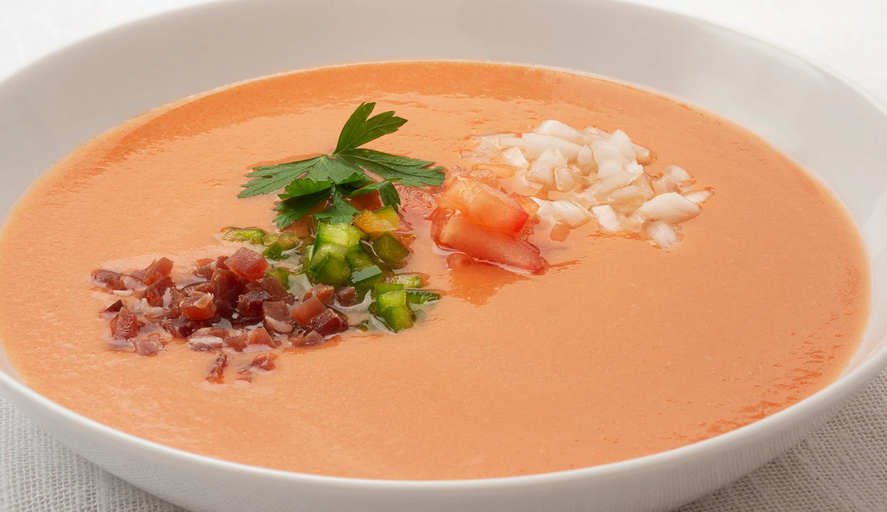 "Gazpacho suave", sin pepino, de Karlos Arguiñano