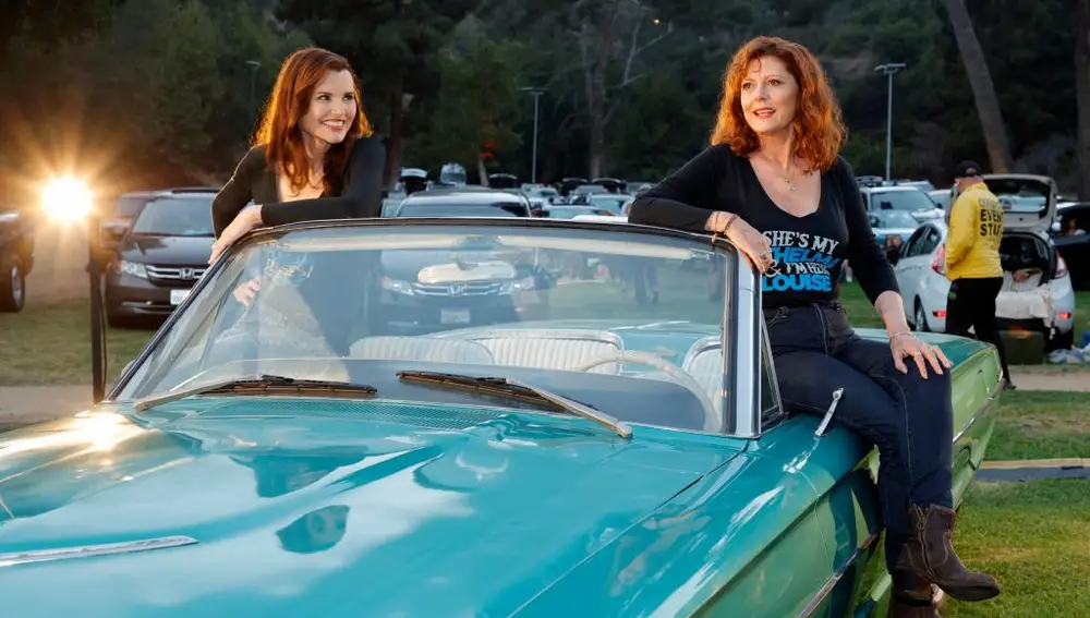 Geena Davis y Susan Sarandone se han reunido de nuevo para el 30 aniversario de la famosa película 'Thelma y Louise'
