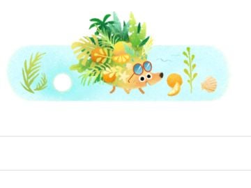 Google celebra la llegada del verano con el doodle de un erizo muy animado