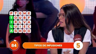 El equipo naranja se ‘ahoga’ con los tipos de infusiones en la ‘Sopa de Letras’