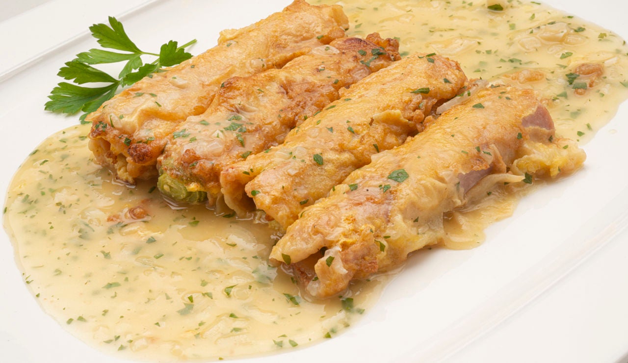 "Una receta muy de verano": rollitos de puerro y jamón cocido