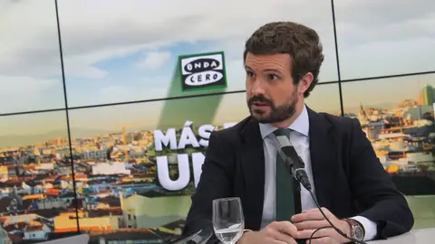 Pablo Casado, líder del PP, en Más de Uno Pablo Casado, líder del PP, en Más de Uno