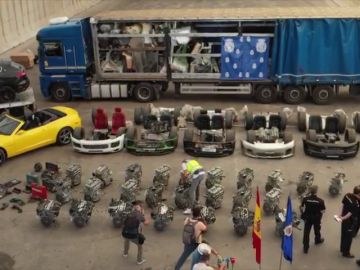 La Policía Nacional desmantela en Málaga una organización especializada en el robo de vehículo de lujo