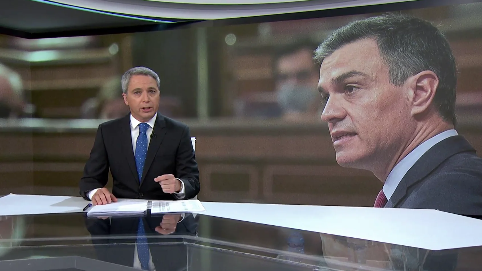 Vicente Vallés, sobre el posible referéndum: "Sánchez intenta que no quede duda alguna sobre sus intenciones" Vicente Vallés, sobre el posible referéndum: "Sánchez intenta que no quede duda alguna sobre sus intenciones"
