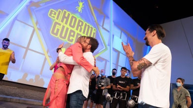 Las lágrimas de Lola Índigo con el mapping gigante de 'El Hormiguero 3.0': 