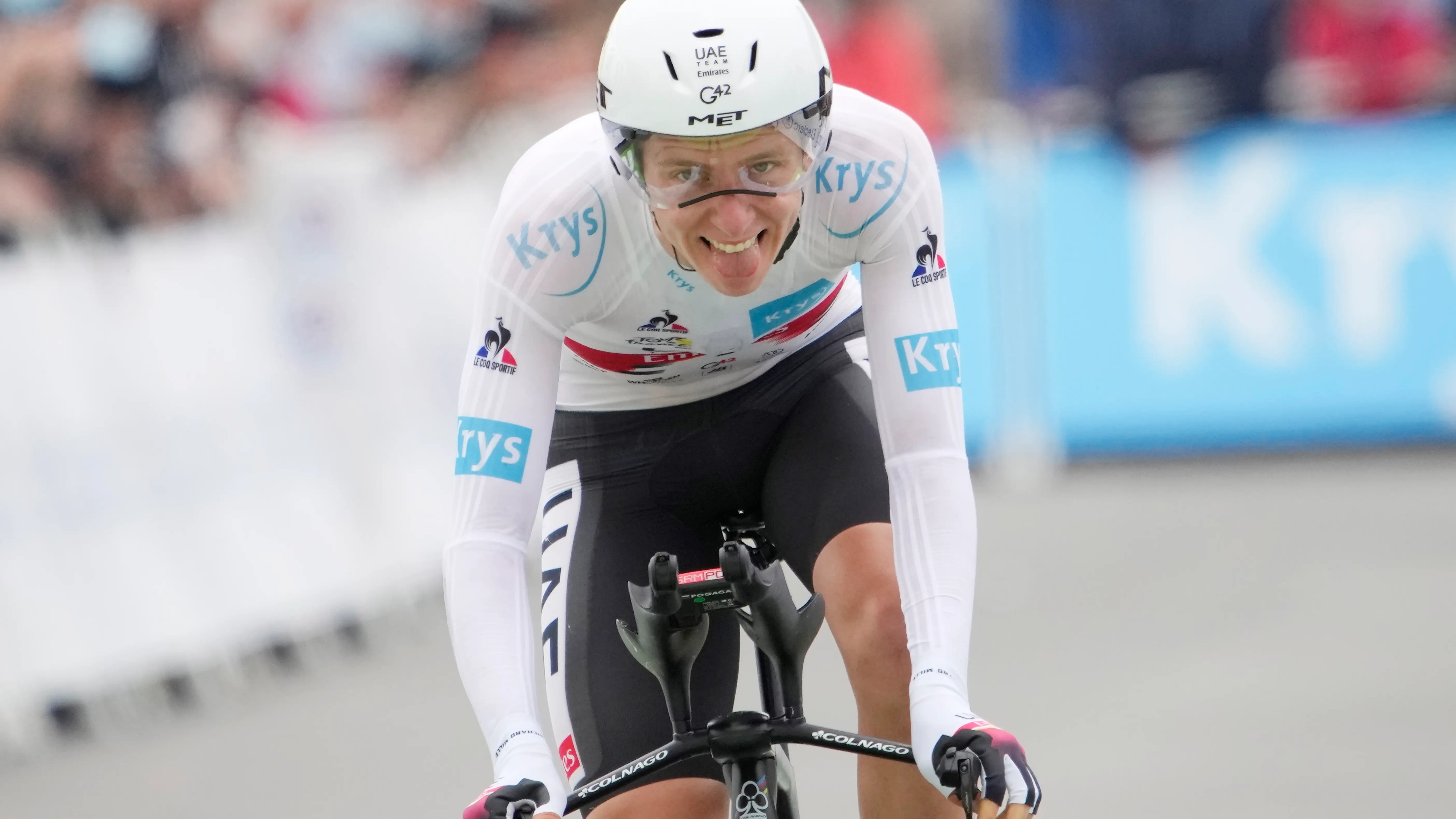 Pogacar vuela en la crono de la epata 5 del Tour de Francia Pogacar vuela en la crono de la epata 5 del Tour de Francia