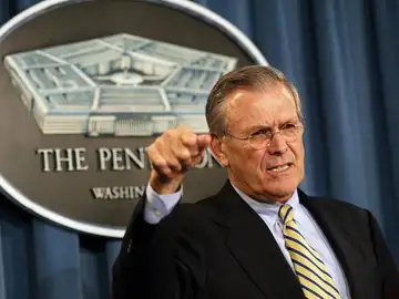 Muere Donald Rumsfeld, exsecretario de Defensa de EE.UU. y uno de los ideólogos de la guerra de Irak, a los 88 años Muere Donald Rumsfeld, exsecretario de Defensa de EE.UU. y uno de los ideólogos de la guerra de Irak, a los 88 años