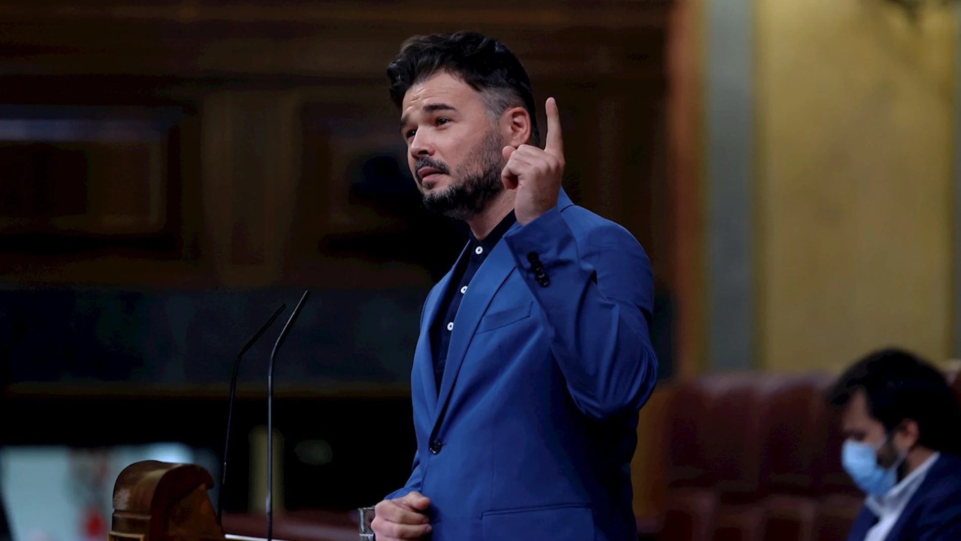 El portavoz de ERC en el congreso, Gabriel Rufián