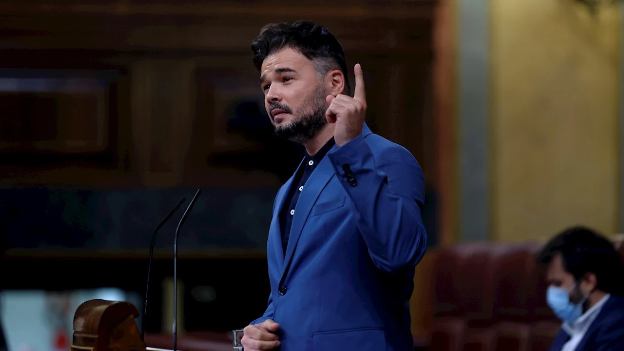 El portavoz de ERC en el congreso, Gabriel Rufi&aacute;n