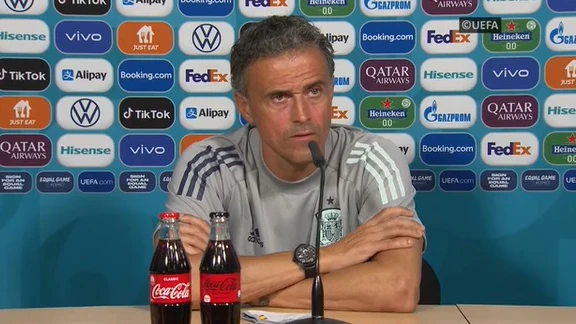 Luis Enrique, en rueda de prensa