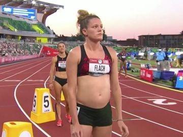 Lindsay Flach, la atleta embarazada de casi 5 meses que compitió por ir a los Juegos Olímpicos