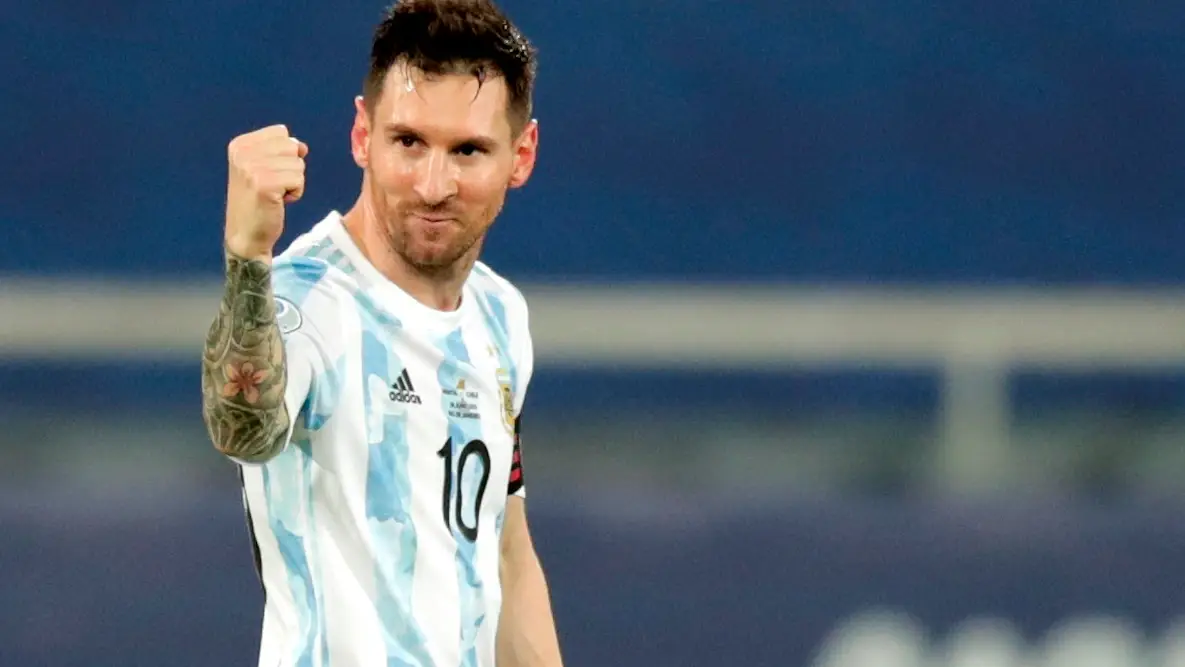 Leo Messi, en un partido con Argentina