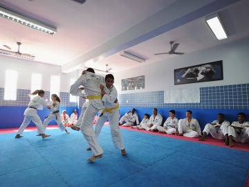 Imagen de una clase de judo en Brasil (archivo)