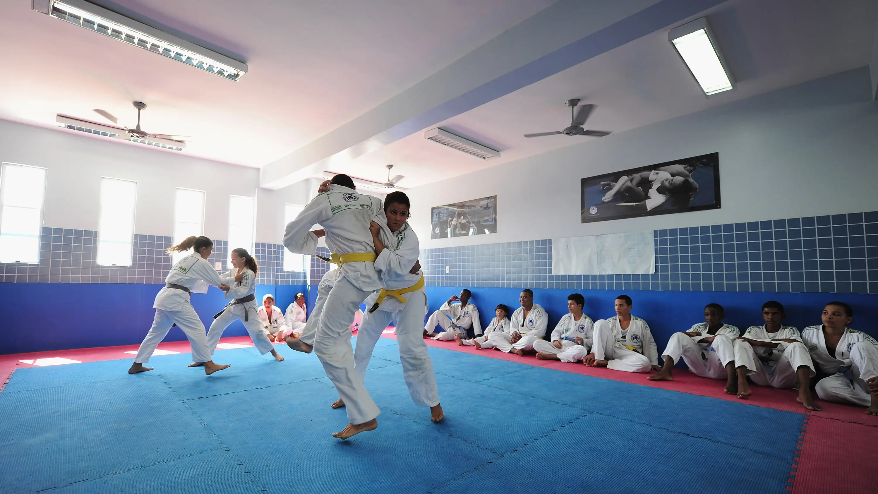 Imagen de una clase de judo en Brasil (archivo) Imagen de una clase de judo en Brasil (archivo)