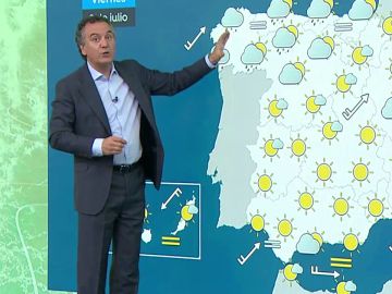 La previsi&oacute;n del tiempo hoy: Suben las temperaturas y el calor se intensificar&aacute; en el norte y este de la pen&iacute;nsula