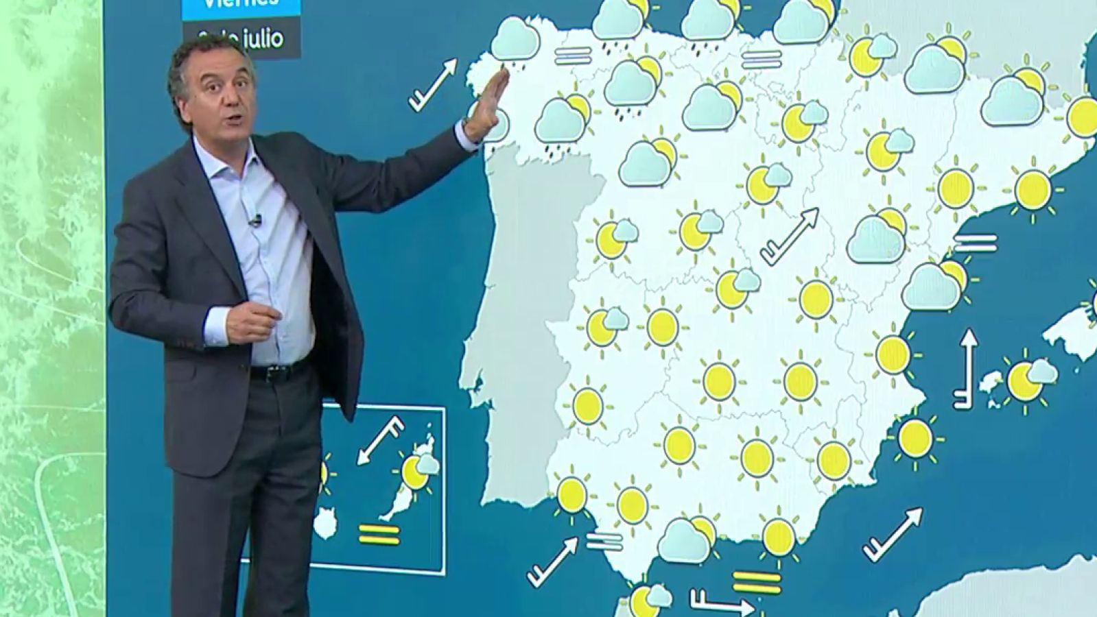 La previsión del tiempo hoy: Suben las temperaturas y el calor se intensificará en el norte y este de la península