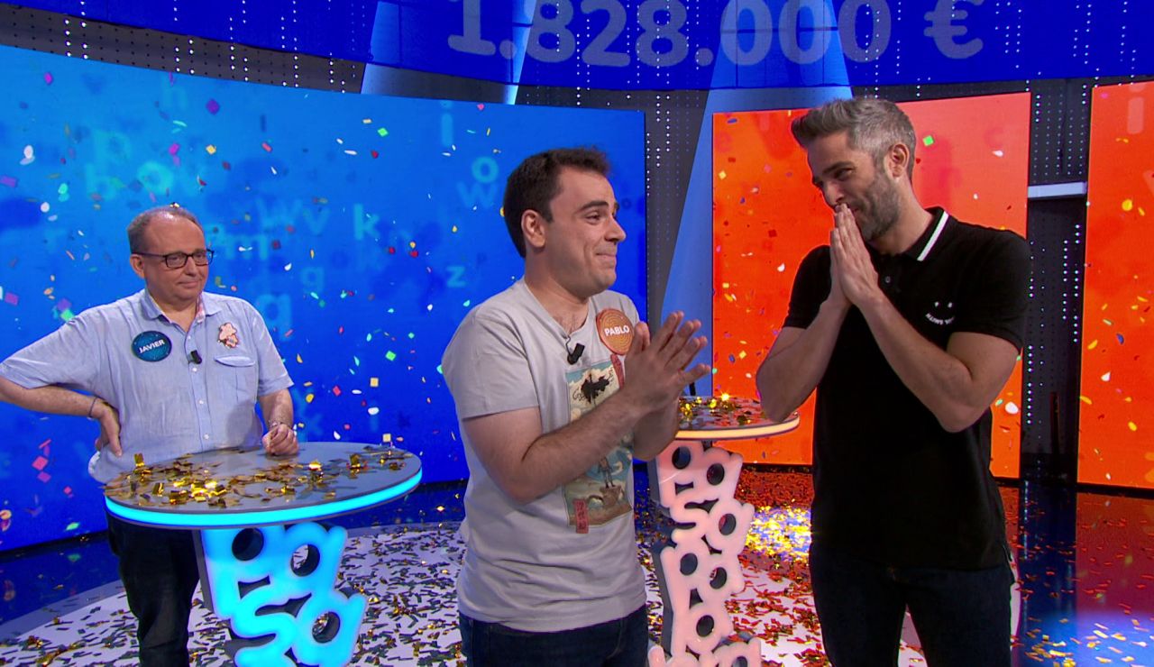 Las primeras palabras de Pablo Díaz tras ganar el bote de ‘Pasapalabra’