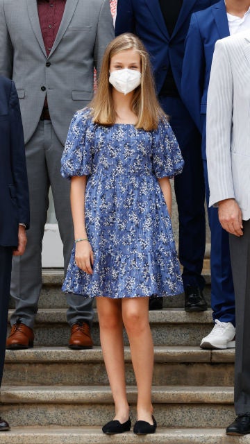La princesa Leonor con vestido de Mango