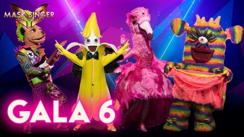 Las cuatro máscaras de la sexta gala de 'Mask Singer'