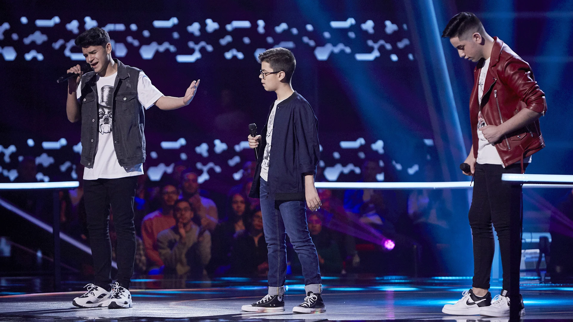 Samuel, Marcos y Manuel cantan 'Desencuentro' en las Batallas de 'La Voz Kids' 'La Voz Kids'