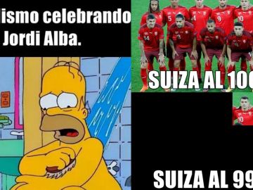 Los memes del Suiza - España de cuartos de final de la Eurocopa