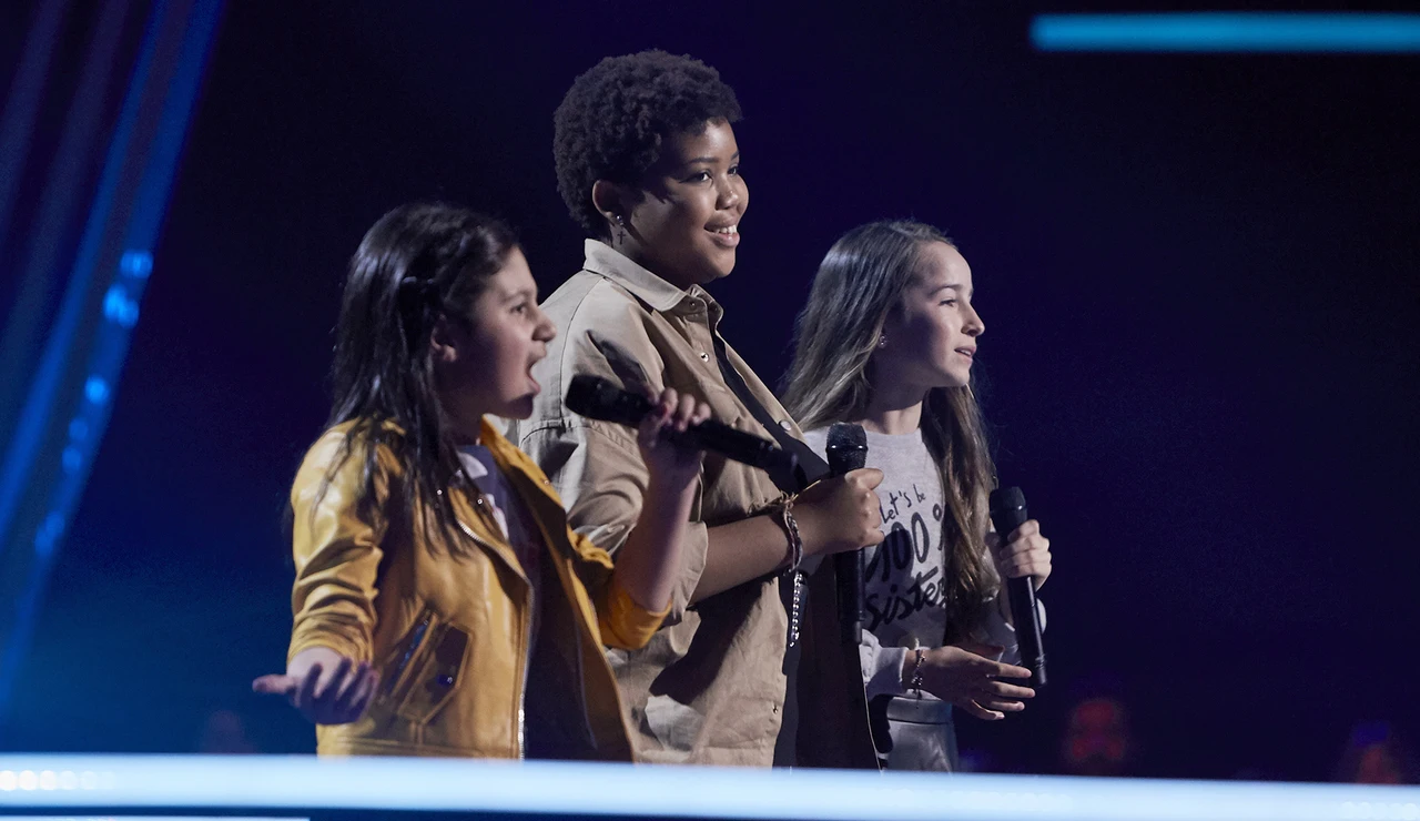 Alina, Blanca e Inés cantan 'Someone like you' en las Batallas de 'La Voz Kids'