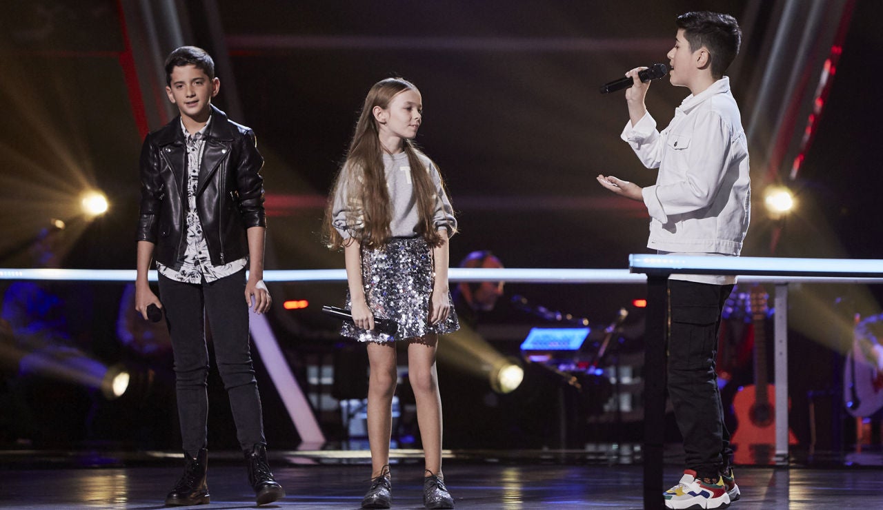Elieser, Lukas y María cantan ‘Recuérdame’ en las Batallas de ‘La Voz Kids’