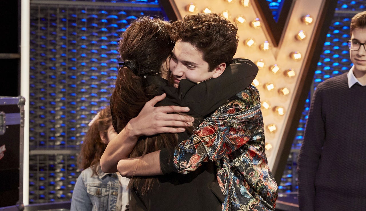 Vanesa y Blas Cantó roban a Javier Crespo del equipo de Melendi en las Batallas de ‘La Voz Kids’