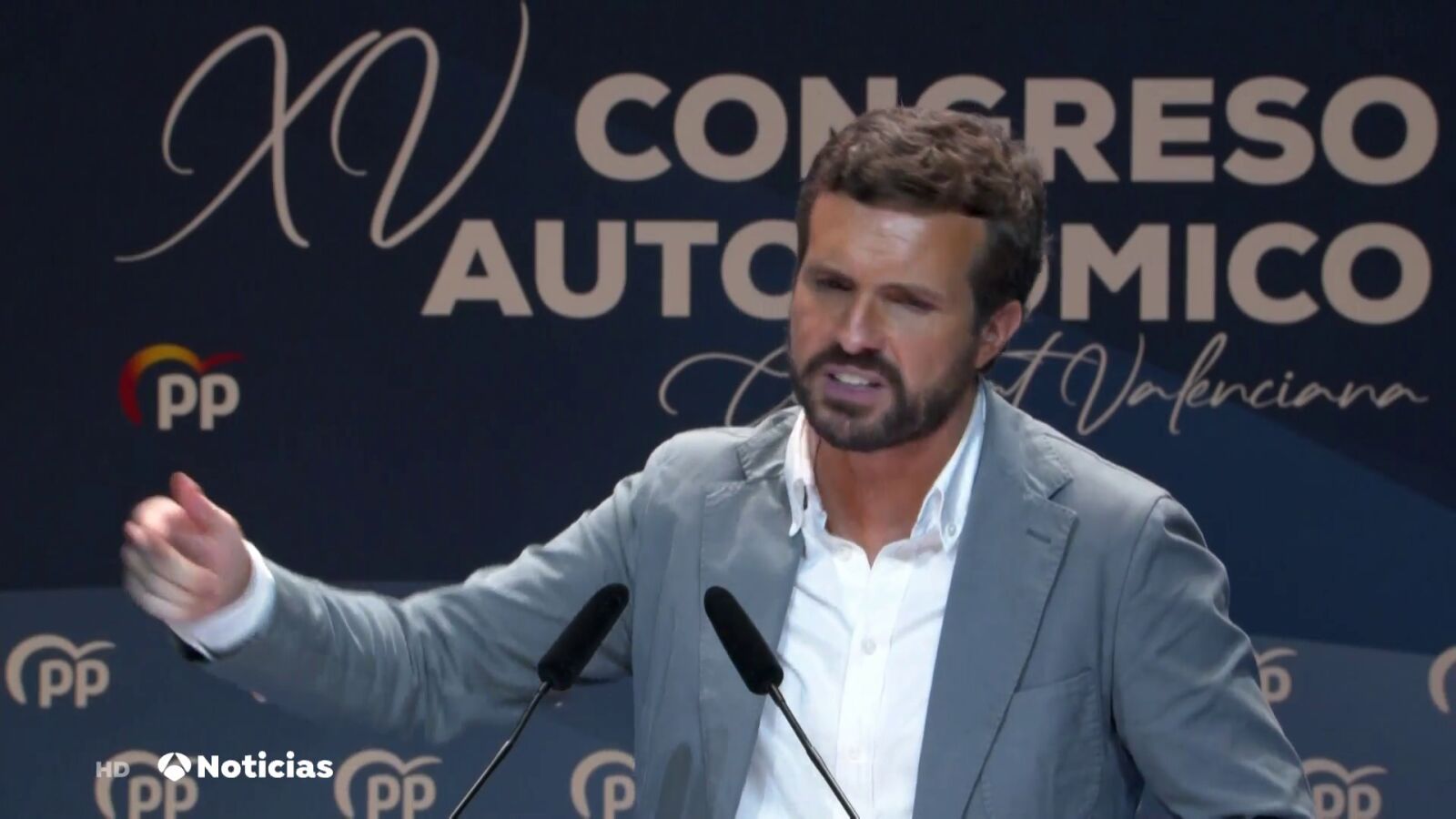 Pablo Casado carga contra Pedro Sánchez y asegura que ha aprobado los indultos solo para mantenerse en el poder