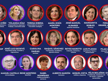 Quién es quién en el nuevo Gobierno de coalición tras la remodelación de Pedro Sánchez 