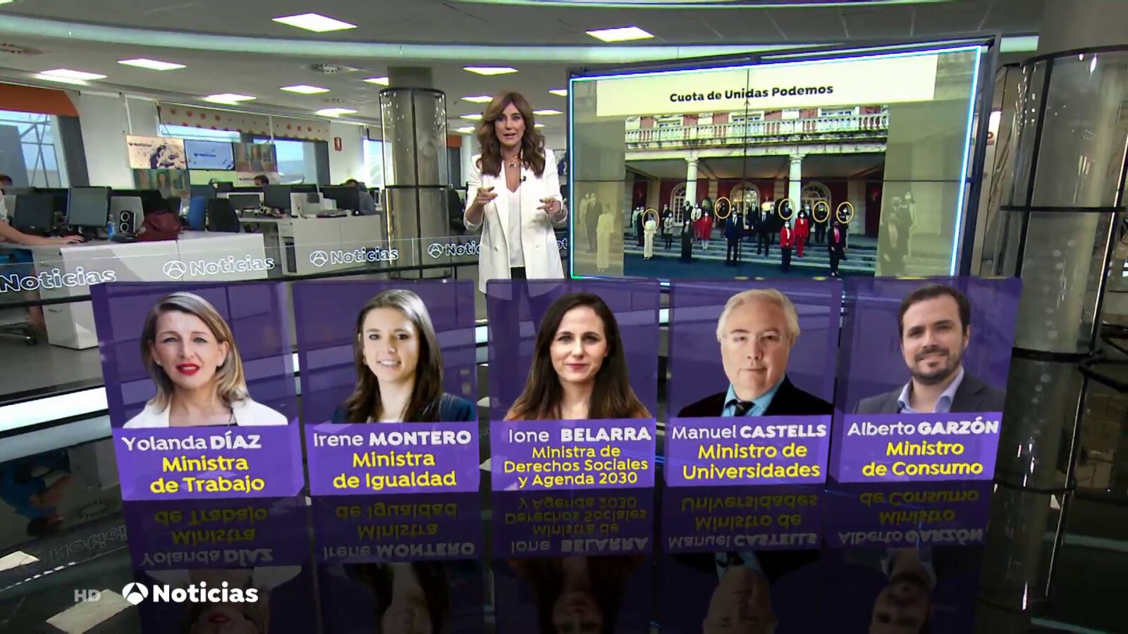 ¿Por qué los ministerios de Unidas Podemos no se han visto afectados por los cambios en el Gobierno?