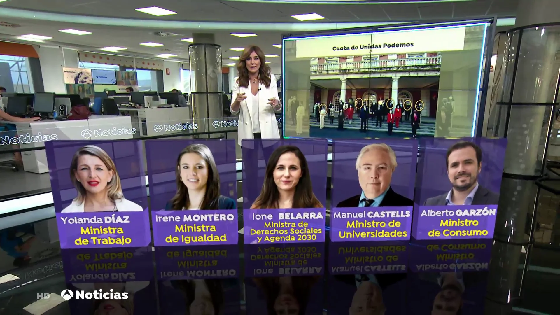 &iquest;Por qu&eacute; los ministerios de Unidas Podemos no se han visto afectados por los cambios en el Gobierno?