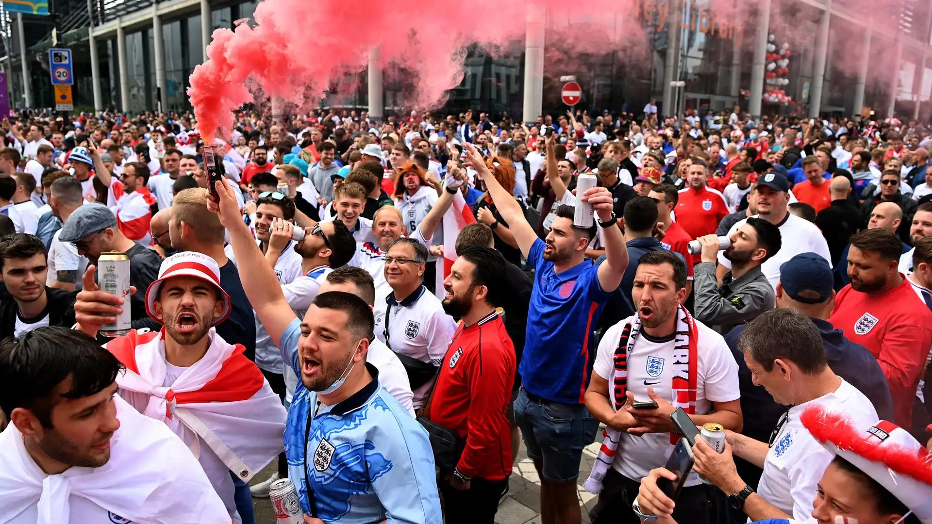 Ambiente de la final de la Eurocopa, streaming en directo Ambiente de la final de la Eurocopa, streaming en directo
