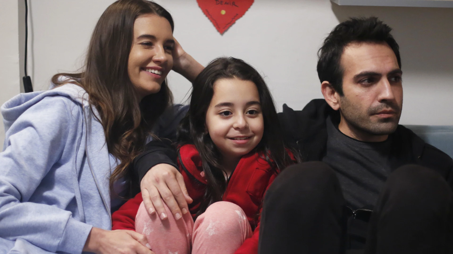 Los protagonistas de 'Mi hija', tras las cámaras 'Mi hija'