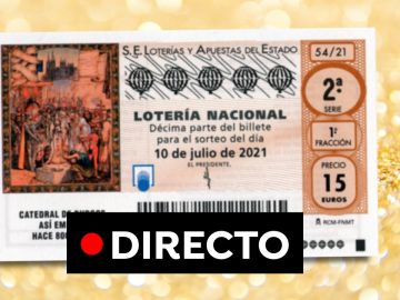 Sorteo Lotería Nacional: Comprobar décimo y resultados de hoy sábado 10 de julio, en directo
