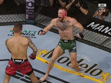 Conor McGregor se rompe la tibia en pleno combate ante Dustin Poirier Conor McGregor se rompe la tibia en pleno combate ante Dustin Poirier
